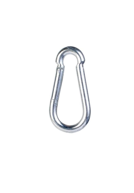 MOSQUETAO COM TRAVA SIMPLES MM GALVANIZADO