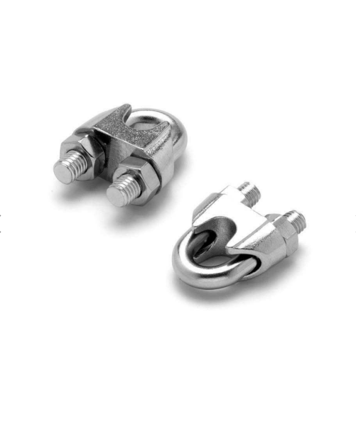 GRAMPO POLEGADA AÇO INOX AISI 316